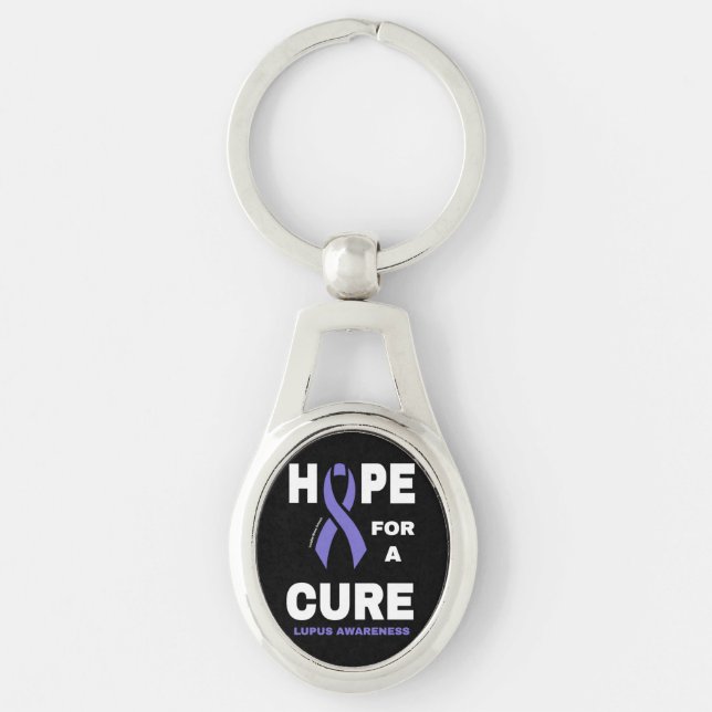 Hope for a Cure...Lupus Key Ring (Front)