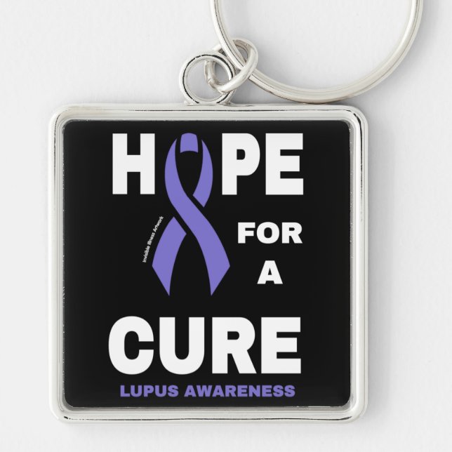 Hope for a Cure...Lupus Key Ring (Front)