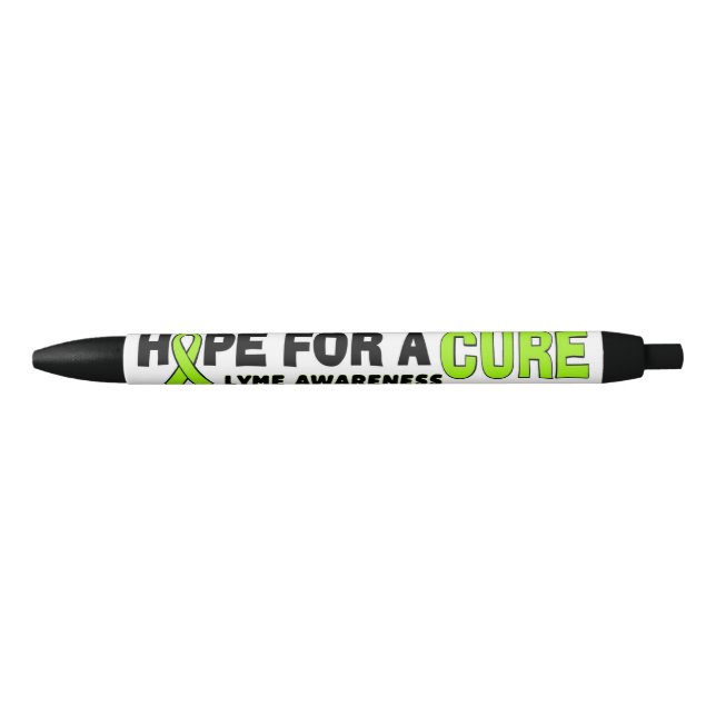 Hope For A Cure...Lyme Black Ink Pen (Front)