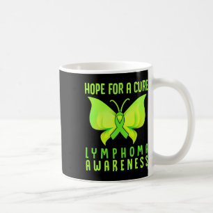 Hope For A Cure Lymphoma Awareness Butterfly Coffee Mug
