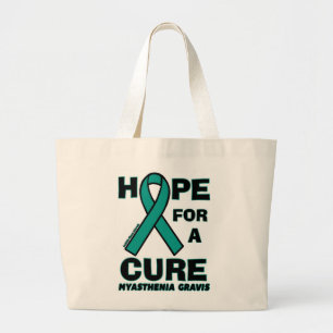 Hope For A Cure...Myasthenia Gravis Large Tote Bag