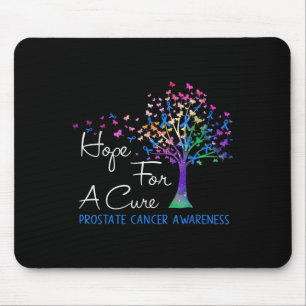 Hope For A Cure Prostate Cancer Awareness Tree Rib Mouse Pad