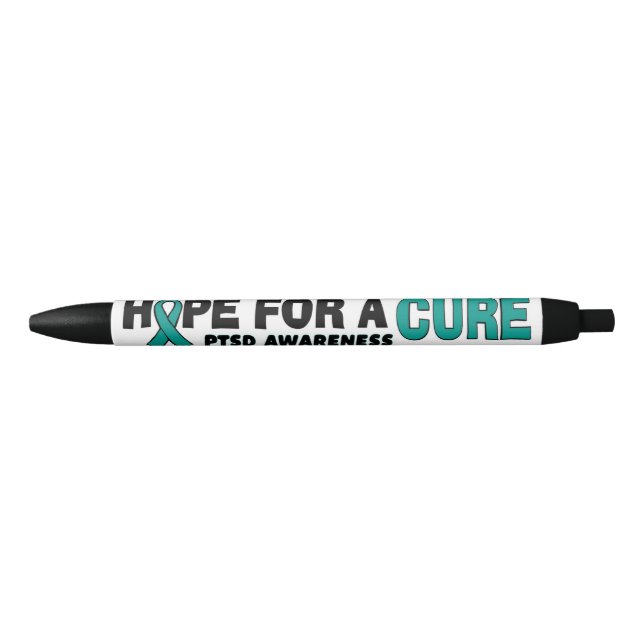 Hope For A Cure...PTSD Black Ink Pen (Front)