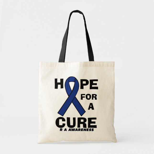 Hope For A Cure RA Tote Bag (Front)