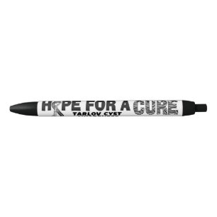 Hope For A Cure...Tarlov Cyst Black Ink Pen