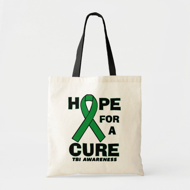 Hope For A Cure TBI Tote Bag (Front)