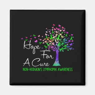 Hope For A Non-Hodgkins Lymphoma Awareness Tree Magnet