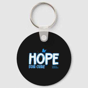 Hope For Cure Diabetes Awareness Key Ring