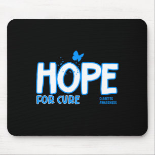Hope For Cure Diabetes Awareness Performance Mouse Pad