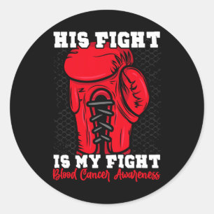 Hope For Cure Dragonfly Red Ribbon Messy Hair HIV Classic Round Sticker