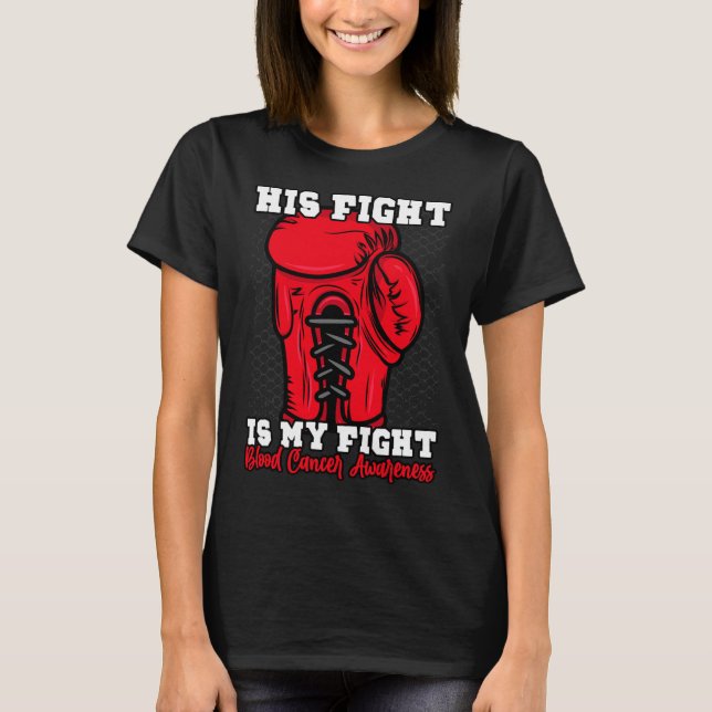 Hope For Cure Dragonfly Red Ribbon Messy Hair HIV  T-Shirt (Front)