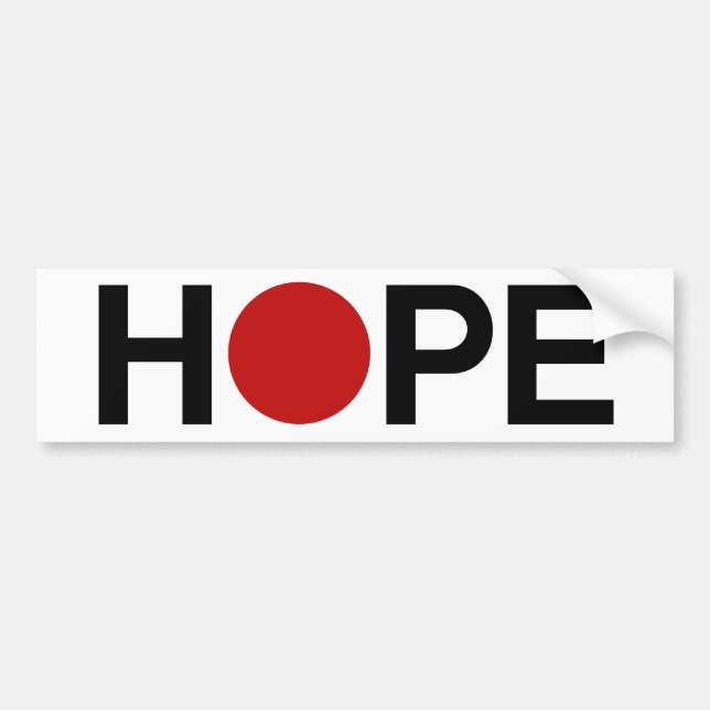 Hope for Japan sticker (Front)