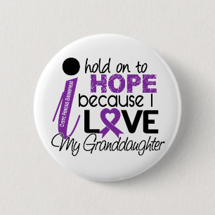 Hope For My Granddaughter Cystic Fibrosis 6 Cm Round Badge