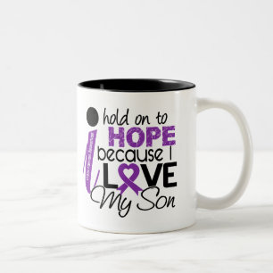 Hope For My Son Cystic Fibrosis Two-Tone Coffee Mug