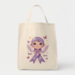 Hope for Pancreatic Cancer Fighters Tote Bag