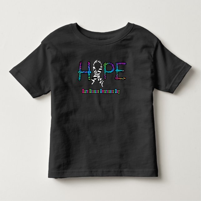Hope for Rare Disease Awareness Toddler T-Shirt (Front)