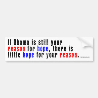 Hope for Reason? Bumper Sticker
