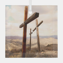 HOPE FOR THE WORLD Glass Ornament