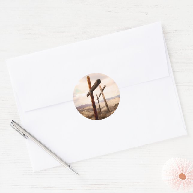 HOPE FOR THE WORLD Round Stickers (Envelope)