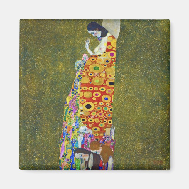 Hope, Gustav Klimt Magnet (Front)