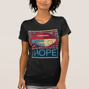 Hope Hakunamatata Lovely Inspirational Edgy vector T-Shirt