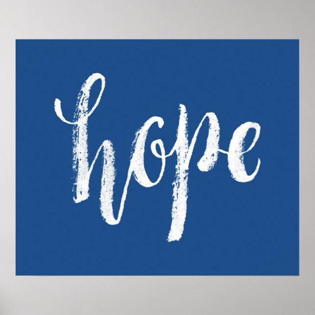 Hope - Hand Lettering Typography Design Poster (Front)
