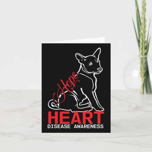 Hope - Heart Disease Awareness  Card (Front)