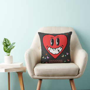 Hope Heart Positive Message Self Love Cushion