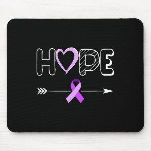 Hope Heimerheimer Ribbon Heimerheimer Disease Awar Mouse Pad