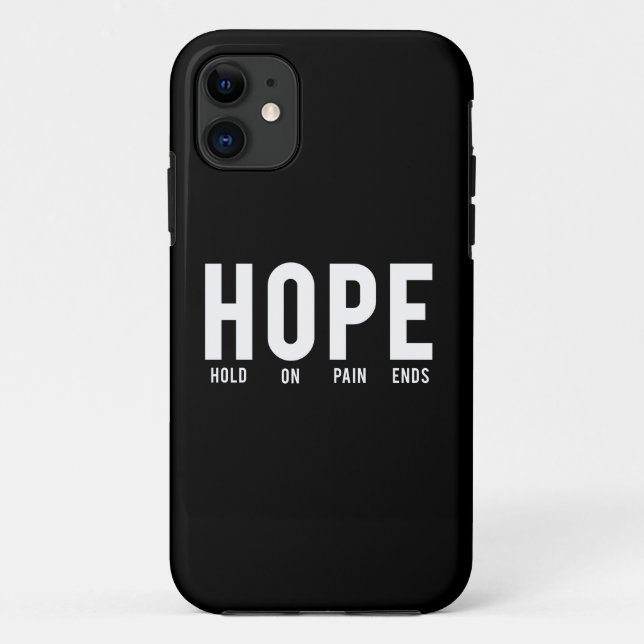 Hope…Hold On Pain Ends Case-Mate iPhone Case (Back)