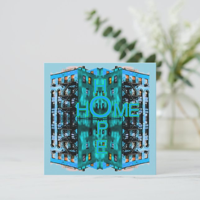 Hope Home Greeting Card (Standing Front)