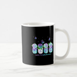 Hope Hydrangea Flower Butterfly Suicide Prevention Coffee Mug