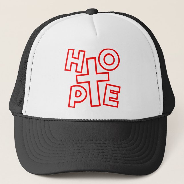 hope in christ trucker hat (Front)