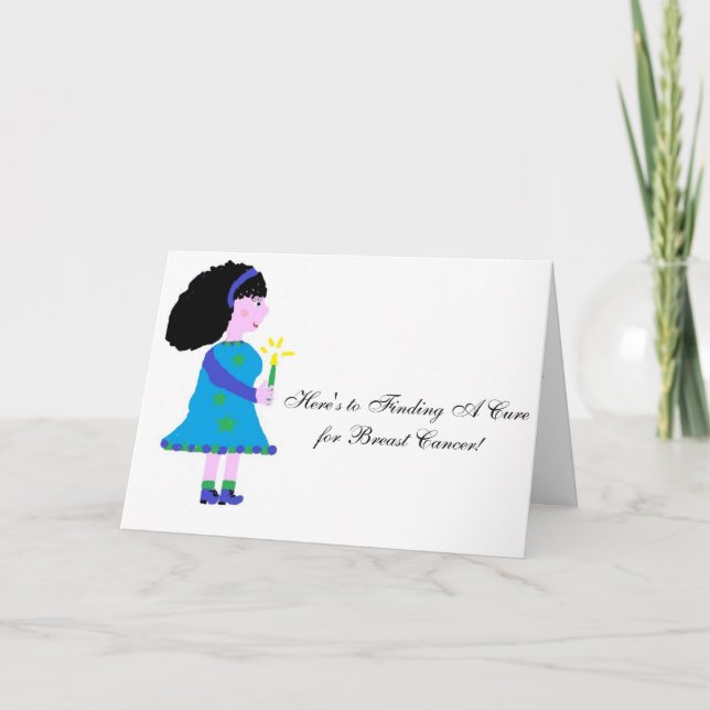 Hope In Fighting Breast Cancer Card (Front)