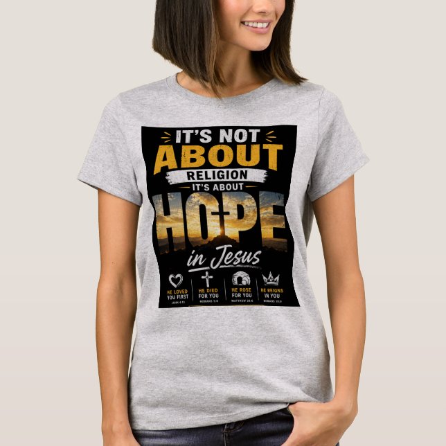 Hope In Jesus T-shirt  (Front)