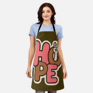 "Hope in Style – Peaceful Vibes Sticker" Apron