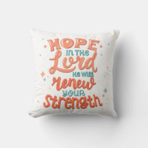Hope in The Lord Bible Verse Canvas