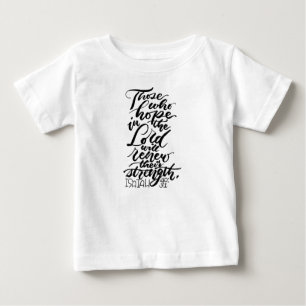 Hope in the Lord Brush Script Baby T-Shirt
