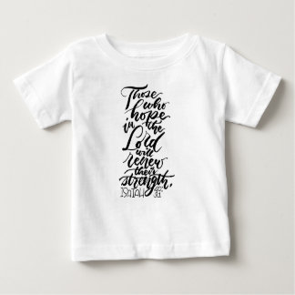 Hope in the Lord Brush Script Baby T-Shirt