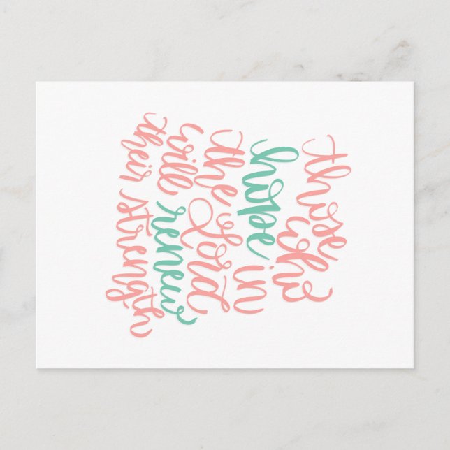 Hope in the Lord Postcard (Front)