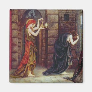 Hope in the Prison of Despair (oil on canvas) Magnet