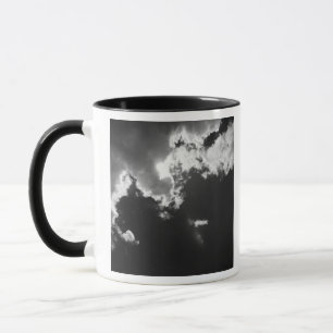 Hope in the silver lining of the clouds. mug
