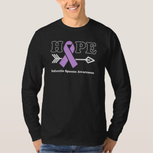 Hope  Infantile Spasms Awareness Lavender Ribbon T-Shirt