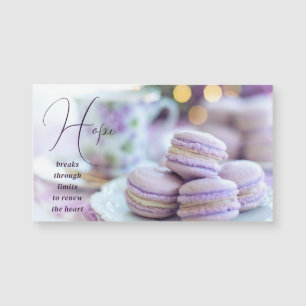 Hope Inspiring Quote Purple Photography Magnet