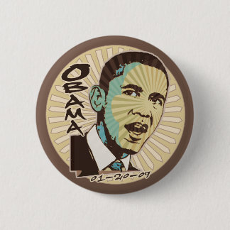 Hope is Here Inauguration Day Gear 6 Cm Round Badge