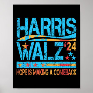 Hope Is Making A Comeback Harris Wheimer 2024 Poster