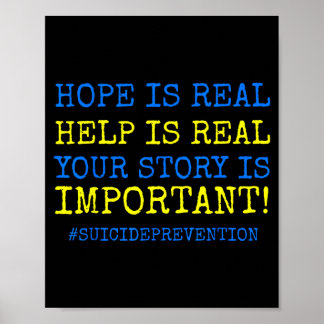 Hope Is Real Prevention Poster