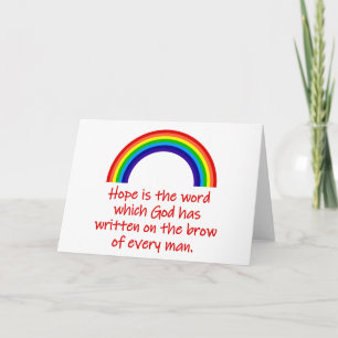 Hope Is The Word  Card