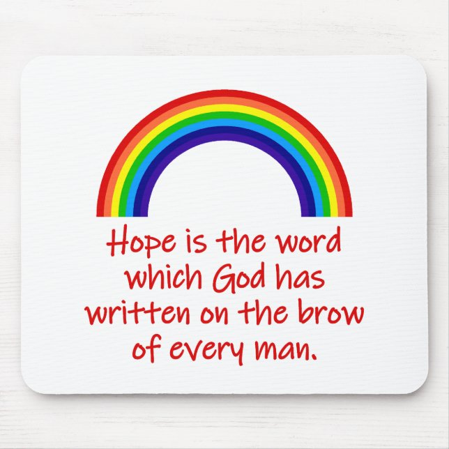 Hope Is The Word  Mouse Pad (Front)