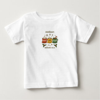 Hope Joy Peace and Cocoa Baby T-Shirt